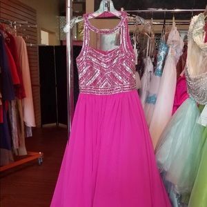 Hot pink prom/pageant Dress